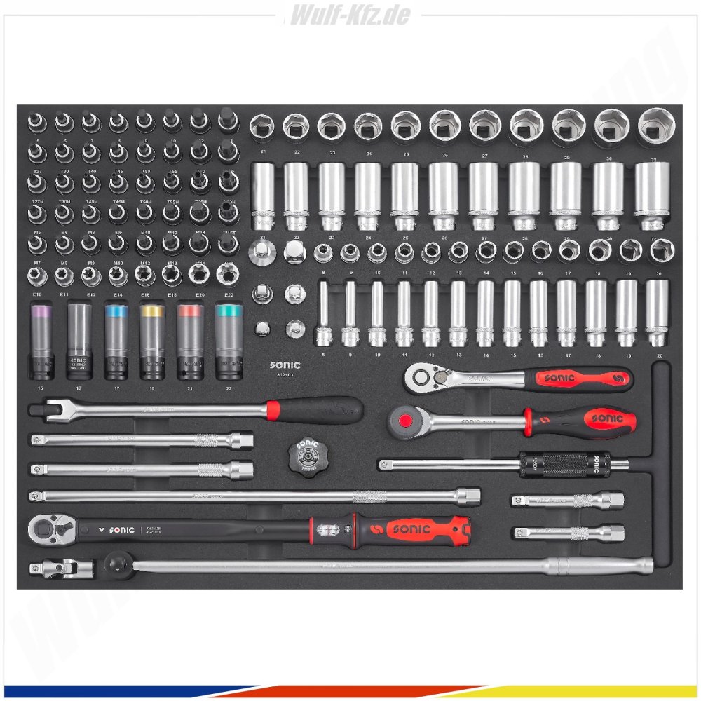 Sonic Werkstattwagen NEXT S12XD / 887-tlg.